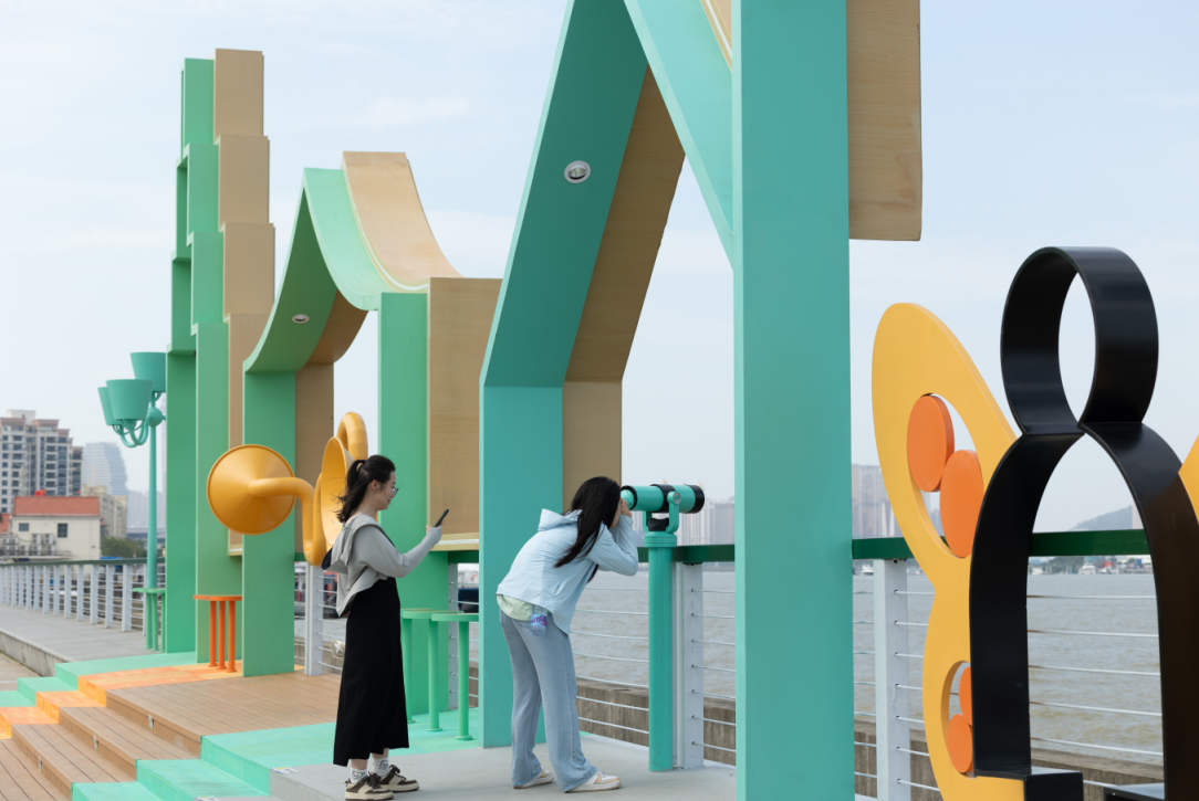 最美綠色天際線-廣東珠海橫琴碼頭城市家具(圖9)